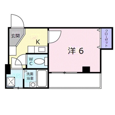 サンパレス稲荷町の物件間取画像